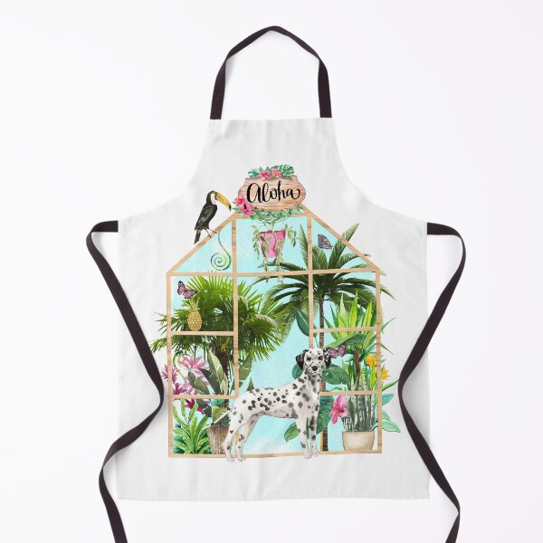 Item preview, Tropical Summerhouse - Dalmatian designed and sold by Amanda-Lakey.
