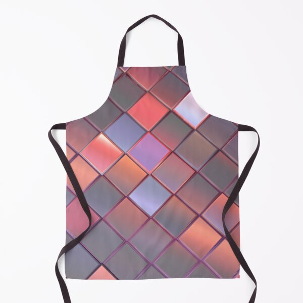 Item preview, patchwork multicolored background with 3d square iridescent tiles designed and sold by Orderposter.