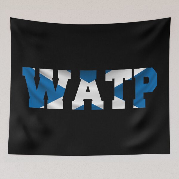 Item preview, WATP Scottish Flag Text designed and sold by TopTrendNow.