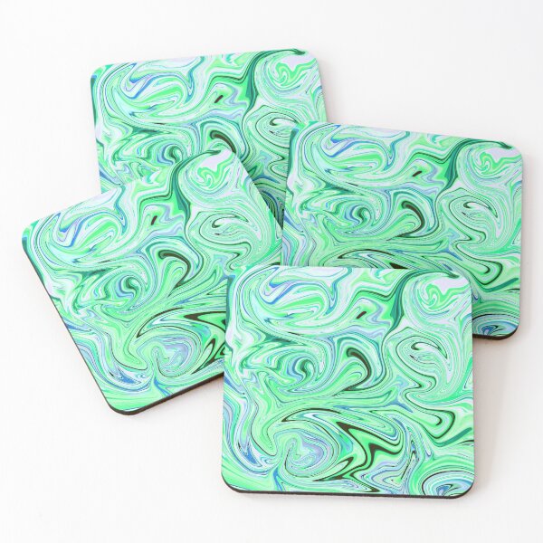 Item preview, Green and Blue Marble Swirl designed and sold by Sarah Wainwright.