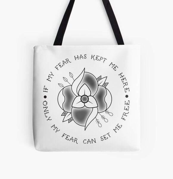 La Dispute - Fear "Damaged Goods" All Over Print Tote Bag