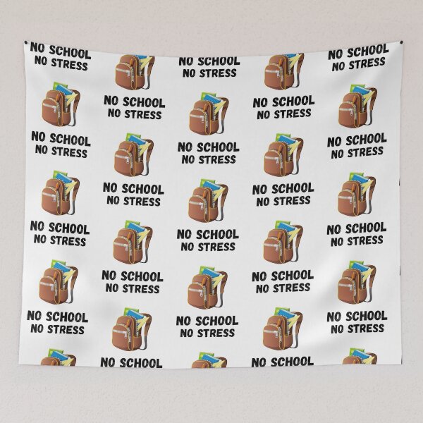 Item preview, No school no stress designed and sold by AnnaMelekhina.