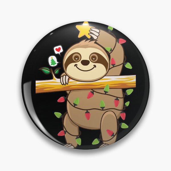 Item preview, Sloth Xmas tree designed and sold by plushism.