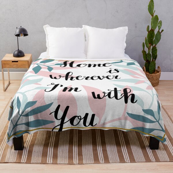 Item preview, Home is wherever i'm with you, Leaves lettering designed and sold by bhsun.