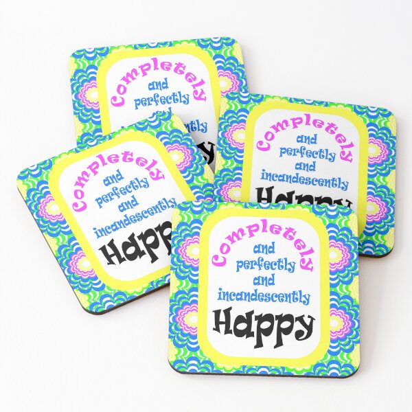 Item preview, Completely and perfectly and incandescently happy - Pride and Prejudice Quote designed and sold by TeeandToast.