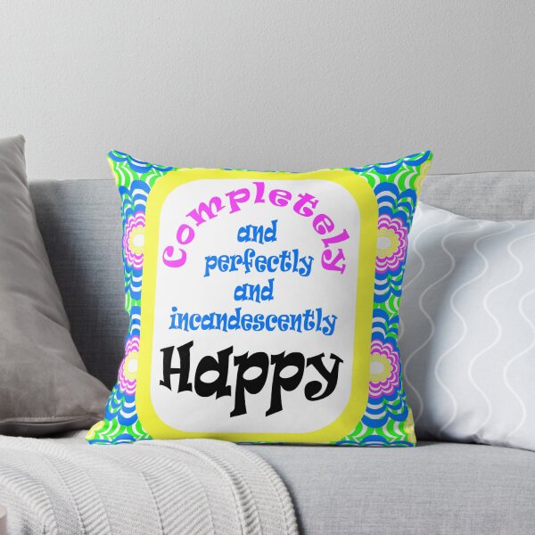 Item preview, Completely and perfectly and incandescently happy - Pride and Prejudice Quote designed and sold by TeeandToast.