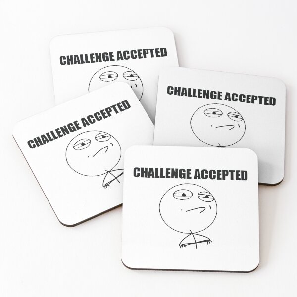Item preview, Challenge accepted designed and sold by Dead-Poule.