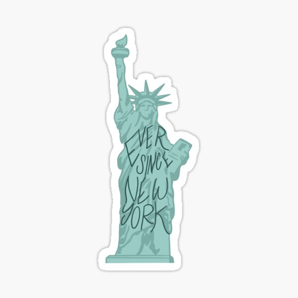 New York Liberty Sticker for Sale by chaz neef