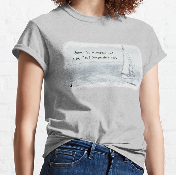Quand les mouettes ont pied Classic T-Shirt