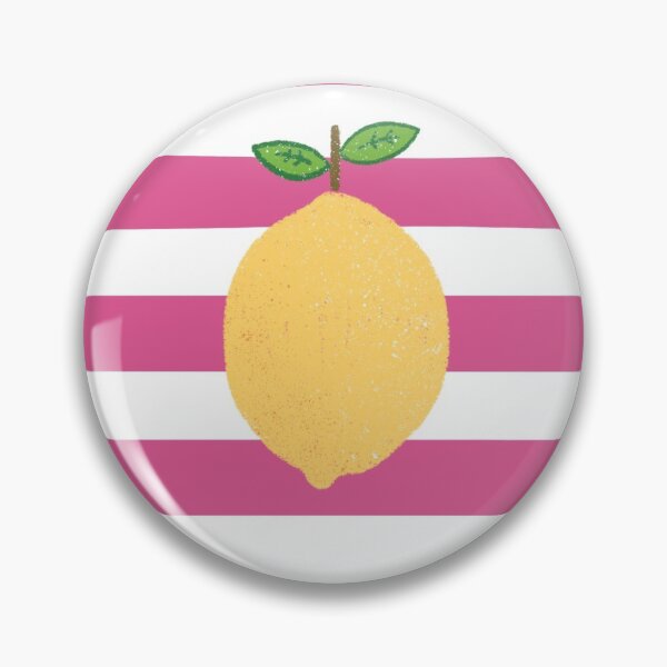 Item preview, Pink lines yellow lemon  designed and sold by Amerak.