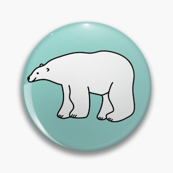 Item preview, Polar Bear Pattern on a Mint Background  designed and sold by Ildiko Sipos.