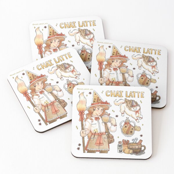 Item preview, Chai Tea Latte Witch Aesthetic designed and sold by PeachyPencil.