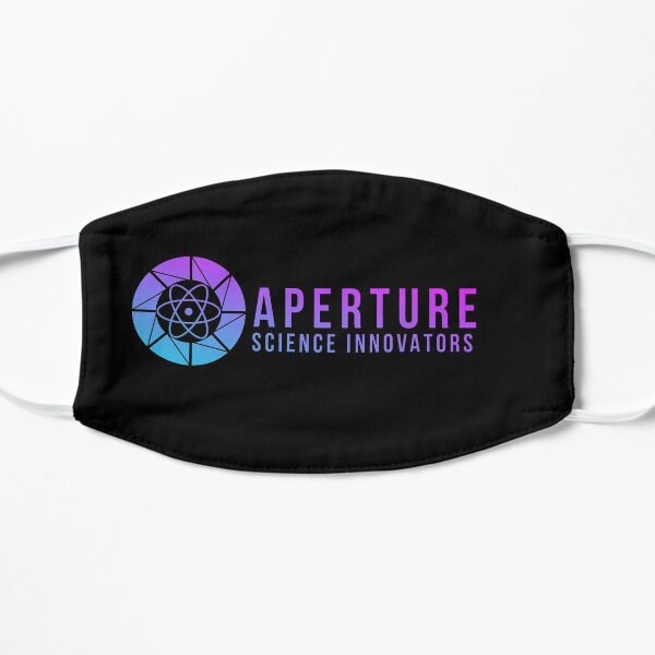 Aperture Laboratories logo - galaxy colors Flat Mask