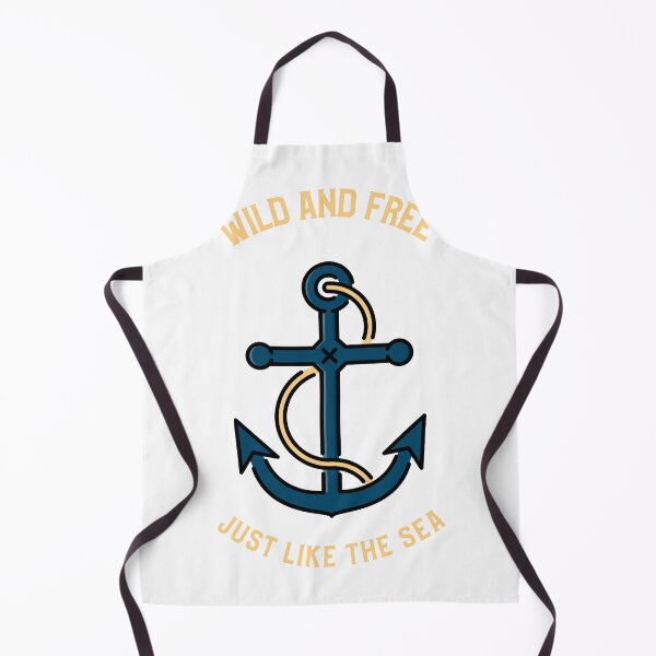 Item preview, Anchor Wild And Free Just Like The Sea designed and sold by joabaj.