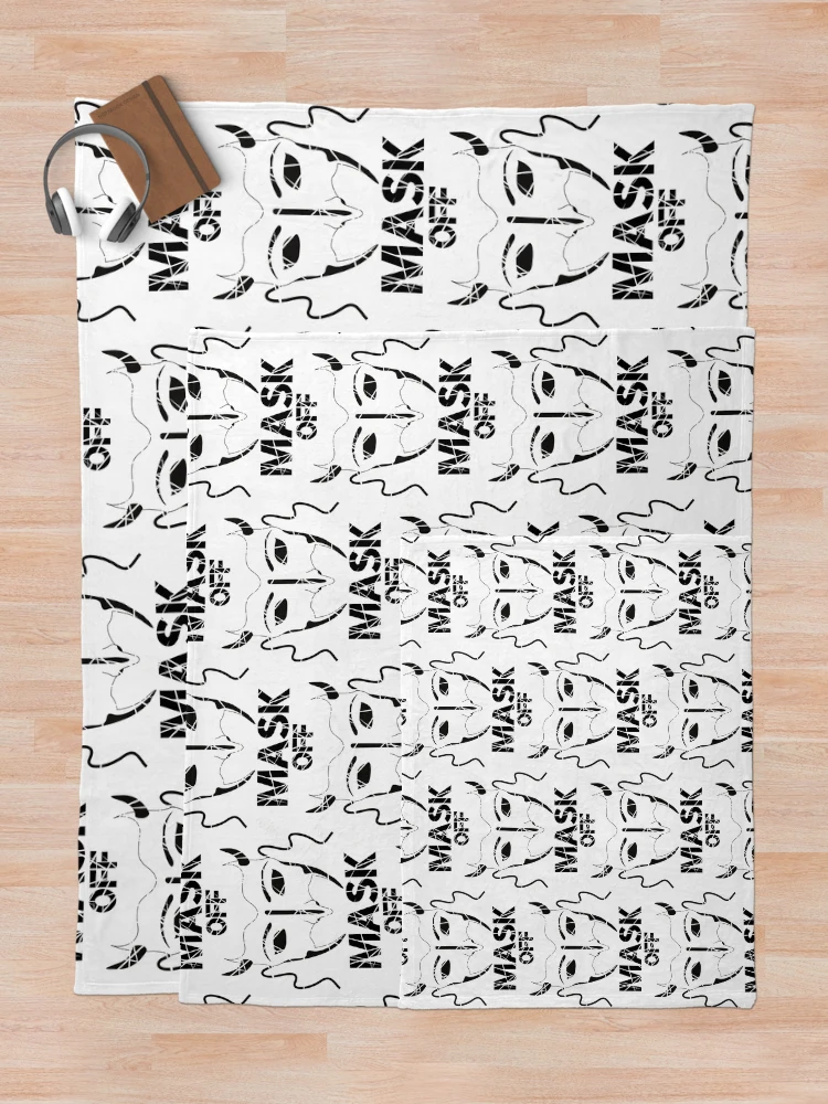Thumbnail 5 of 6, Throw Blanket, Mask Off (devil) designed and sold by RIVEofficial.