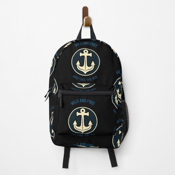 Artikelvorschau, Anker, wild und frei, genau wie das Meer, Design entworfen und verkauft von joabaj.