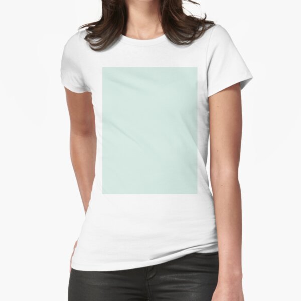 Plain mint green t-shirt for women, ladies