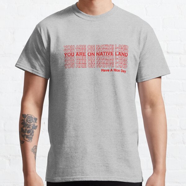 Item preview, YOU ARE ON NATIVE LAND. designed and sold by Skidskunx.
