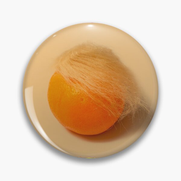 Item preview, Make Lying Wrong Again Donald Wig On An Orange designed and sold by LuckyKermit.