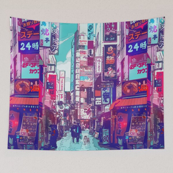 Item preview, Tokyo streets  designed and sold by MinimalAnGo.