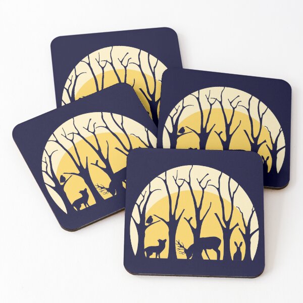 Item preview, Moonlight Shadow Woodland Animals designed and sold by sw-b.