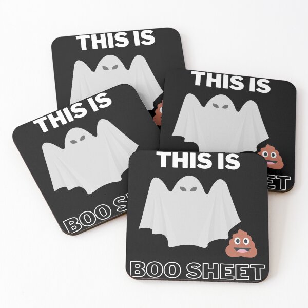 Item preview, Boo Sheet - "This is boo sheet" Funny Halloween designed and sold by reallyrealnow.