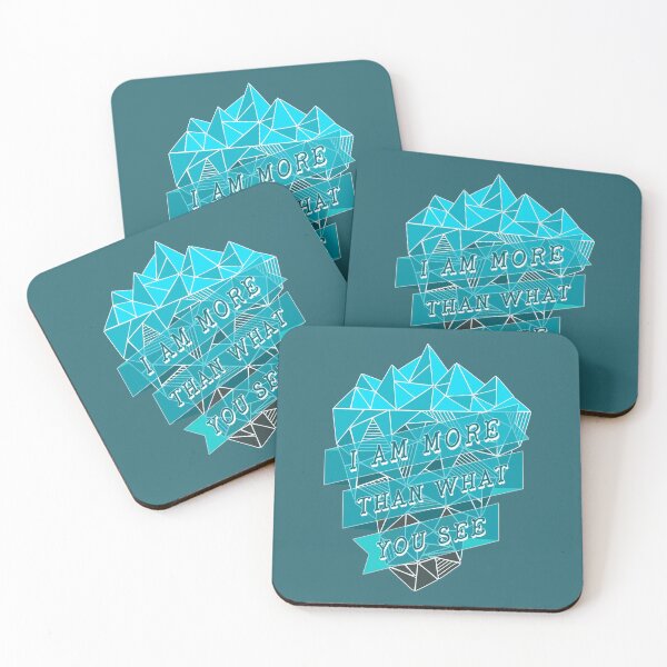 Item preview, Geometric Iceberg I Am More Than What You See designed and sold by Rachel Day.