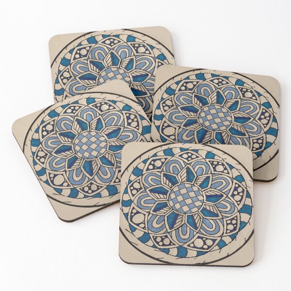 Item preview, Trepidatious Blue designed and sold by WaltonArts.
