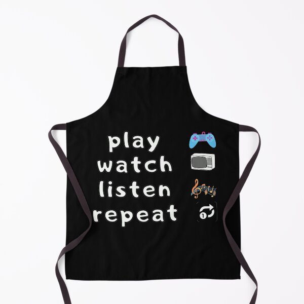 Item preview, play watch listen repeat designed and sold by Diamaber.