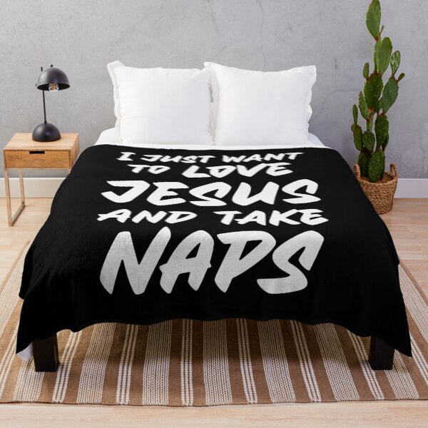 Item preview, I just want to love Jesus and take naps designed and sold by Zagach Letters.