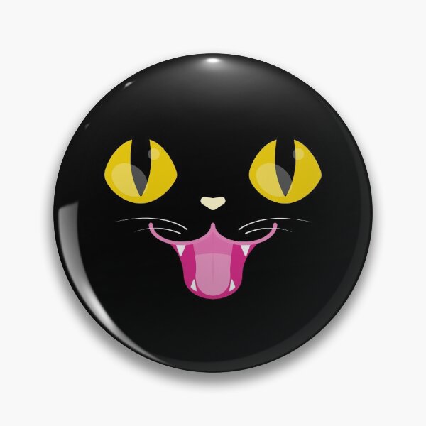 Item preview, Cute Black Cat Face designed and sold by BlascoShop.