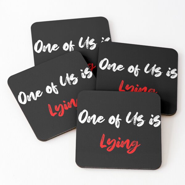 Item preview, One of Us is Lying designed and sold by tinyteacups.