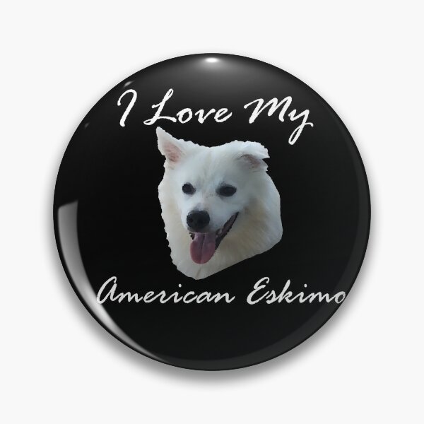 Item preview, I love my Fluffy American Eskimo (Spitz)  designed and sold by Zen  Goat.
