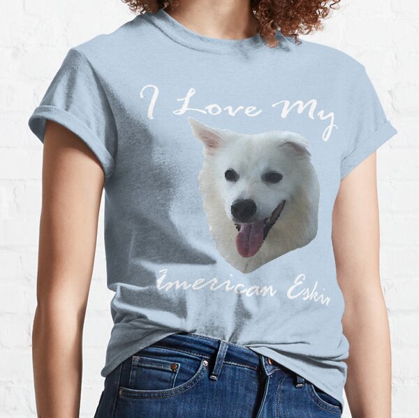 Item preview, I love my Fluffy American Eskimo (Spitz)  designed and sold by Zen  Goat.