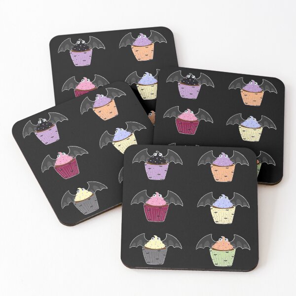 Item preview, Colourful Halloween bat cake cupcakes with bat wings designed and sold by MeliCollective.