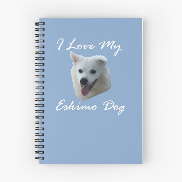 Item preview,  I love my Eskimo Dog ( American Eskimo Dog Spitz)  designed and sold by Zen  Goat.