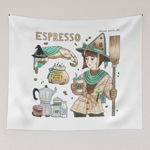 Item preview, Espresso Witch Aesthetic designed and sold by PeachyPencil.
