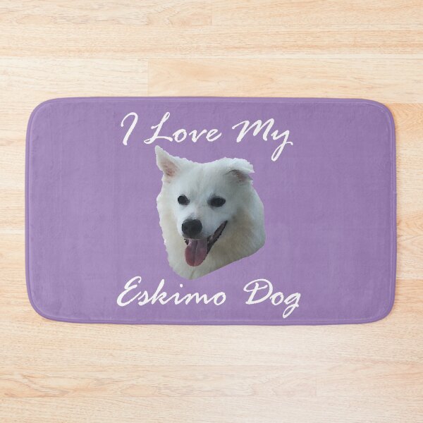 Item preview,  I love my Eskimo Dog ( American Eskimo Dog Spitz)  designed and sold by Zen  Goat.