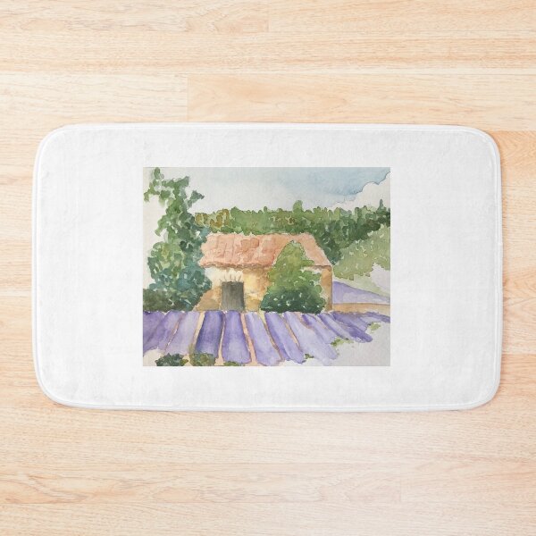 Item preview, Watercolor "Provencal house" designed and sold by Vanessaart.