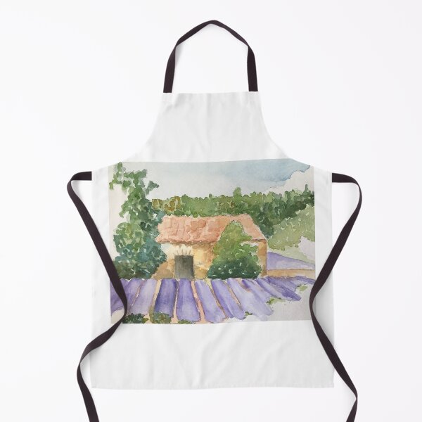 Item preview, Watercolor "Provencal house" designed and sold by Vanessaart.