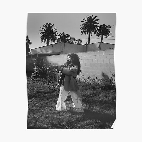 SZA Black And White Poster