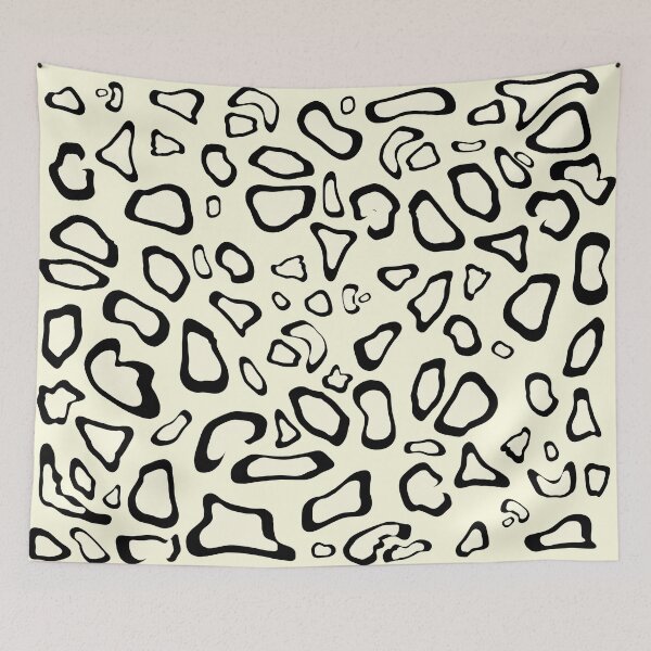 Item preview, Cream Leopard Print Pattern designed and sold by tinyteacups.