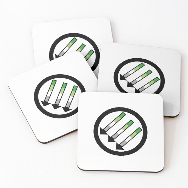 Item preview, Antifa Arrows - Black (Aromantic Flag) designed and sold by DanJaguar.