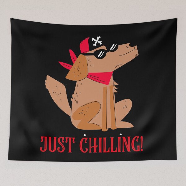 Item preview, Cool dog just chilling! designed and sold by Apoorv Choudhary.