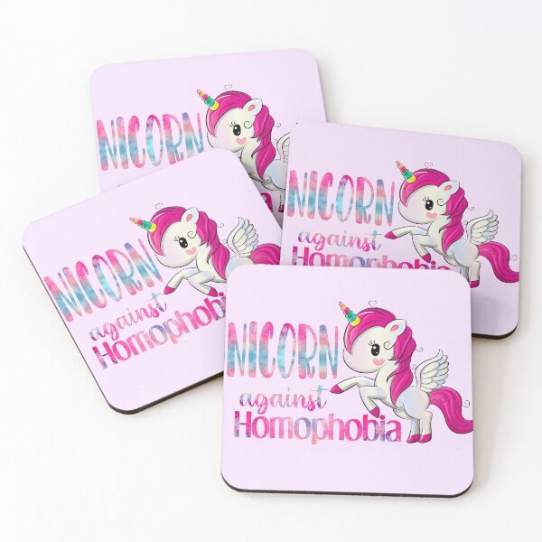 Item preview, Unicorn against homophoby designed and sold by Aura-E.