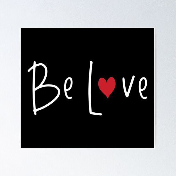 Item preview, Be love designed and sold by BlueZenStudio.