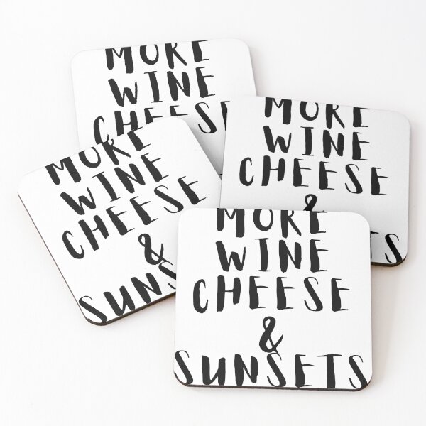 Item preview, More wine, cheese and sunsets designed and sold by LeftoRight.