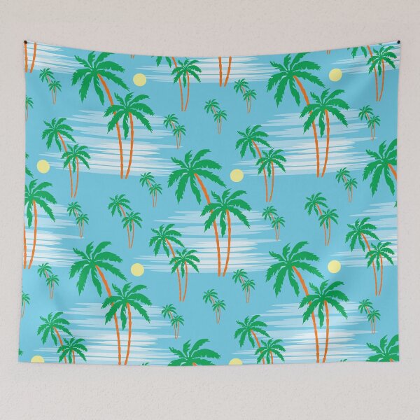 Item preview, Beach Sun Palm Tree Blue Sky Vacation designed and sold by IamTrending.