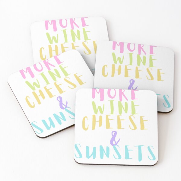 Item preview, More wine, cheese and sunsets designed and sold by LeftoRight.
