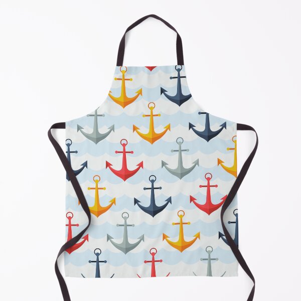 Item preview, Preppy Yellow Red Navy Blue Navy Ship Anchor Nautical designed and sold by IamTrending.